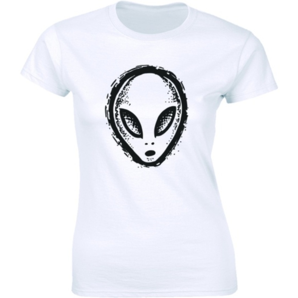 Alien Head Symbol UFO Area 51 Ancient Tee T-shirt